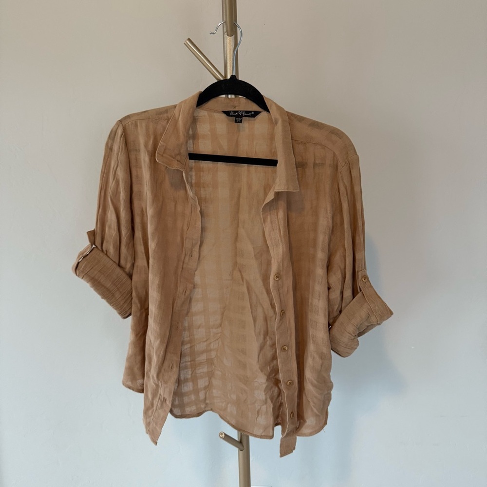Velvet Heart Tan Top
